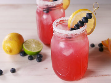 Blueberry Lemonade Margaritas