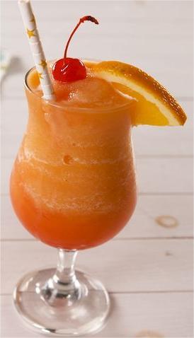 Frozen Tequila Sunrise Margarita