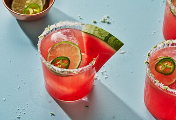 Salted and Spiced Watermelon Margaritas