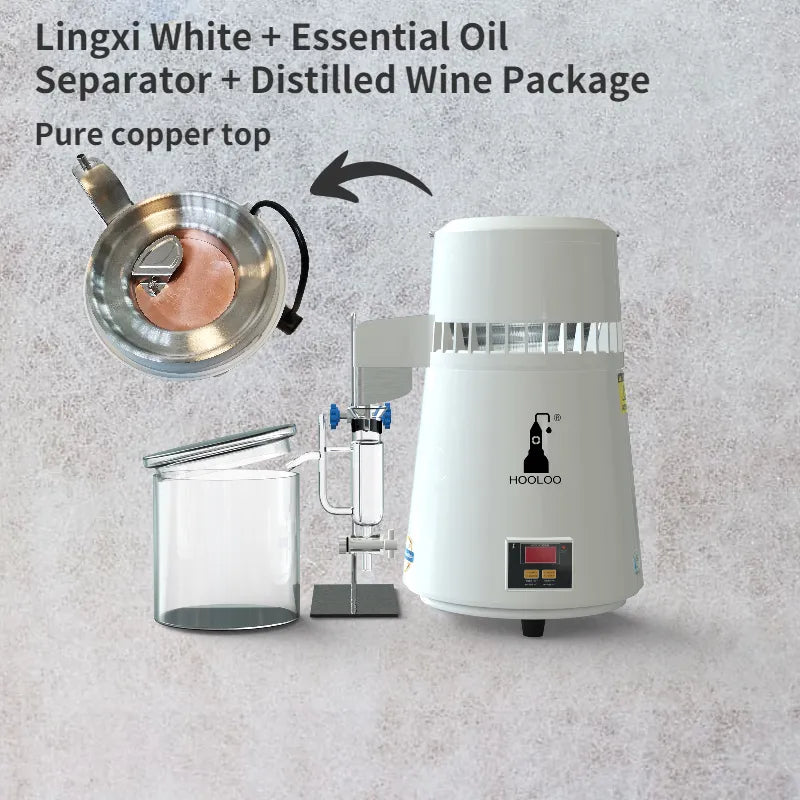 4L home water distiller - Hooloo Distilling Equipment Supply