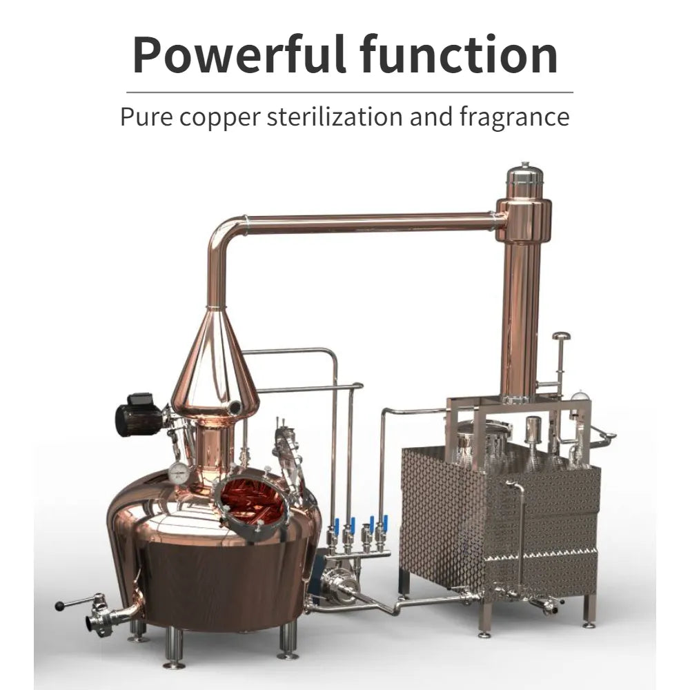 500L Commercial distiller brewing equipment - Hooloo Distilling Equipment Supply