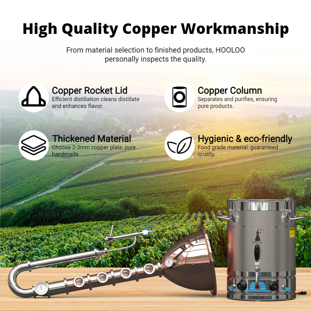 Hooloo RST65 Distiller - Hooloo Distilling Equipment Supply