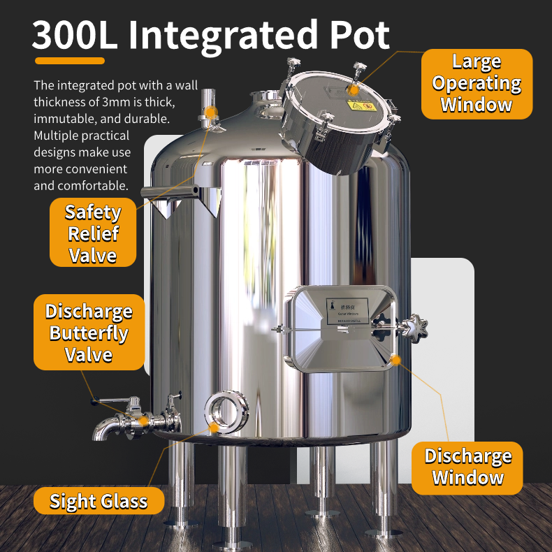 300L Commercial Distiller (CT/ST/CS300) - Hooloo Distilling Equipment Supply