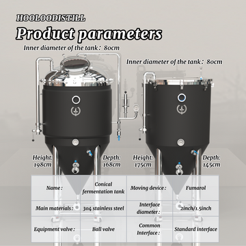 500L/130Gal Conical Single Layer Atmospheric/Pressure Resistant Brewer Brewing Equipment Mentor (FOB)