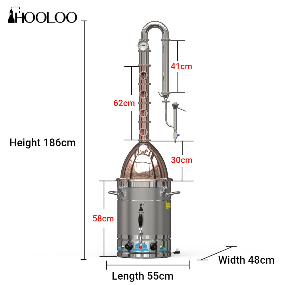 Hooloo RST65 Distiller - Hooloo Distilling Equipment Supply