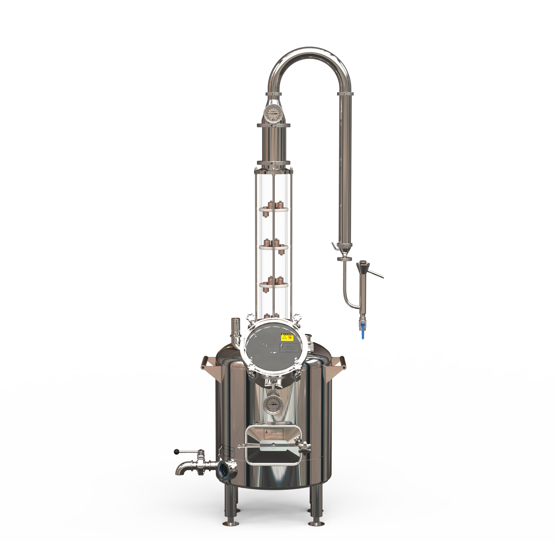 120L Single Layer Electric Heating Standard Distiller(FOB Price) - Hooloo Distilling Equipment Supply