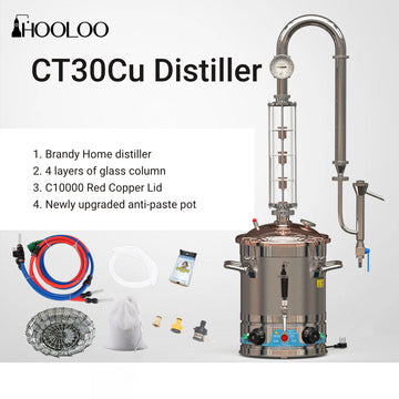 20L HOOLOO  Distiller Brewer(CT20Cu) - Hooloo Distilling Equipment Supply