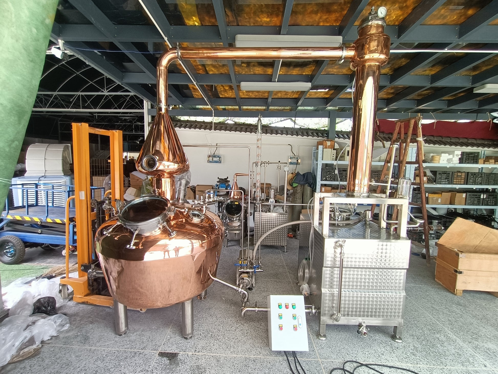 500L Commercial distiller brewing equipment - Hooloo Distilling Equipment Supply