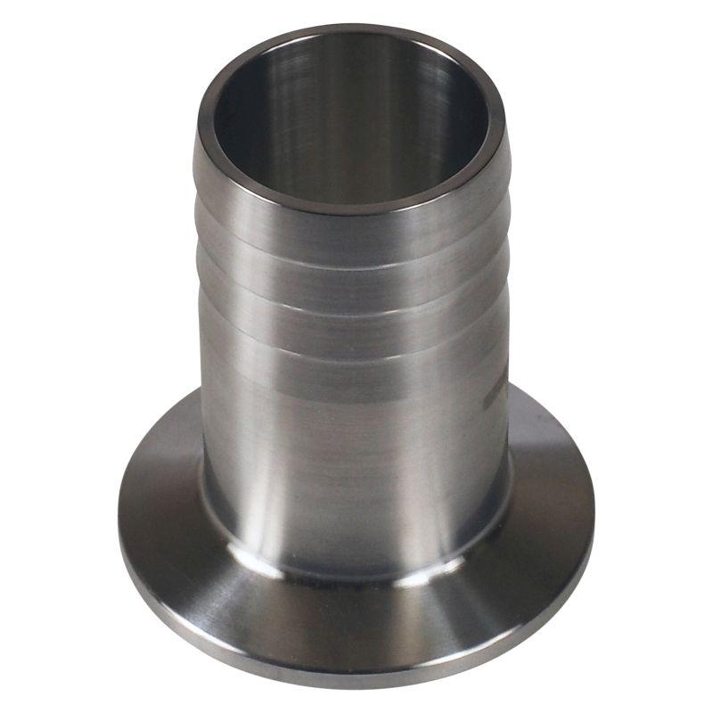 clamp hose adapter, stainless steel