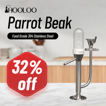 HOOLOO Parrot Beak(With base + Dust cover) - Hooloo Distilling Equipment Supply
