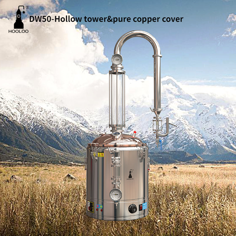 DW50 Hydrolat & Essential Oil Distiller - Hooloo Distilling Equipment Supply