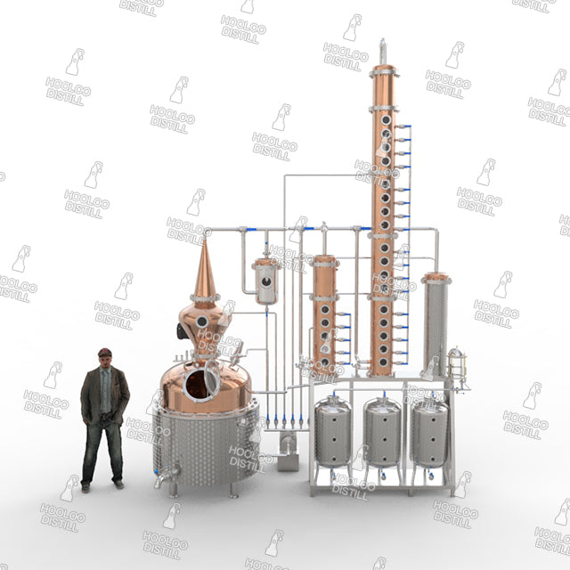 1000L / 264Gal Vodka Still - Hooloo Distilling Equipment Supply