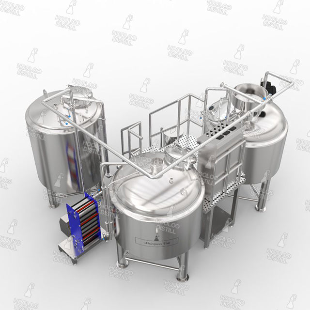 500L / 130Gal Brewhouse Beer Brewing Equipment & Mash Tun - Hooloo Distilling Equipment Supply