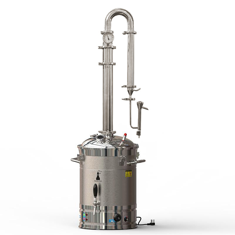 HOOLOO New 50L/65L Home Brewing Distiller Stainless Steel Distillation Tower - Hooloo Distilling Equipment Supply