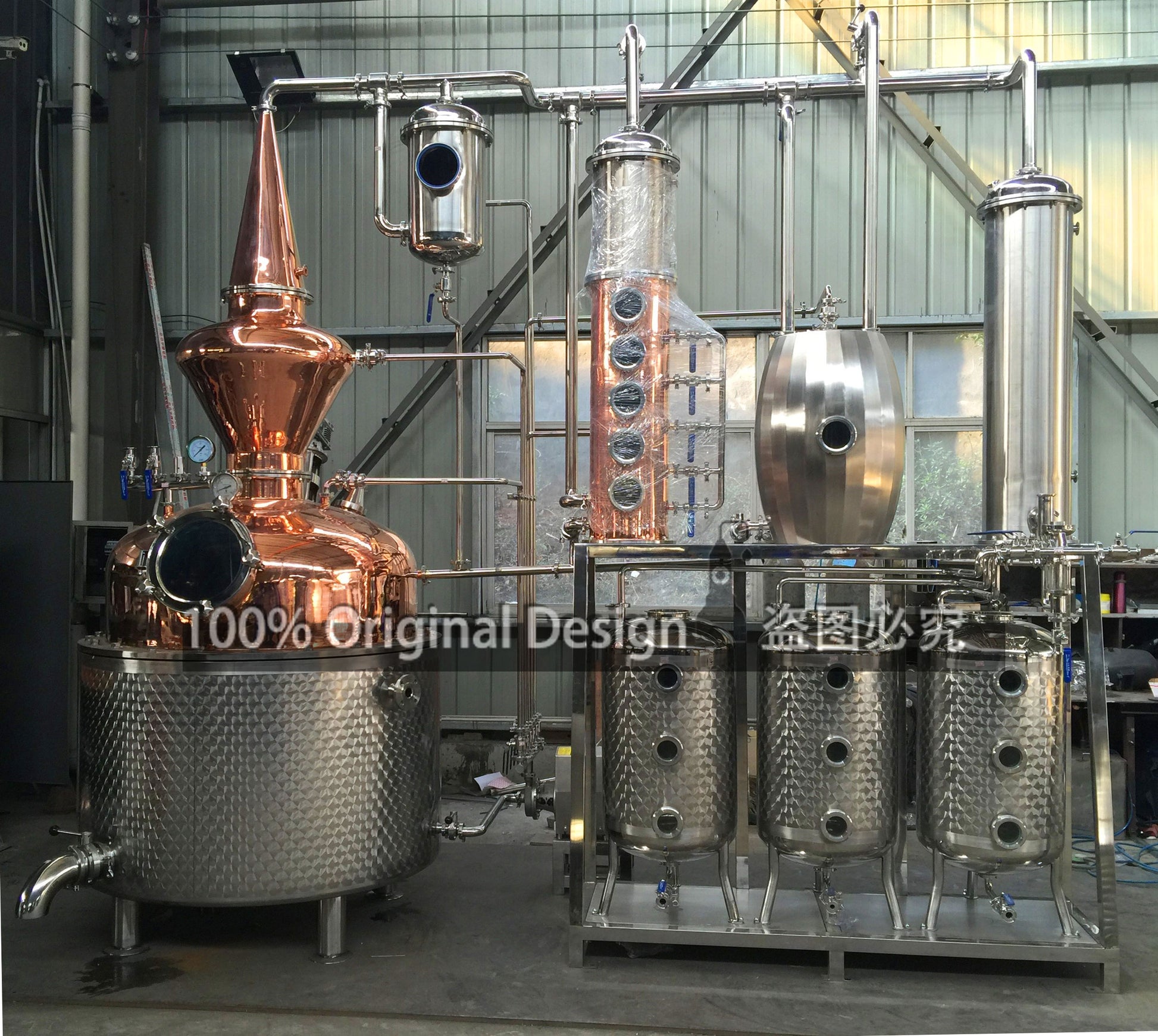 1000L / 264Gal Vodka Still - Hooloo Distilling Equipment Supply
