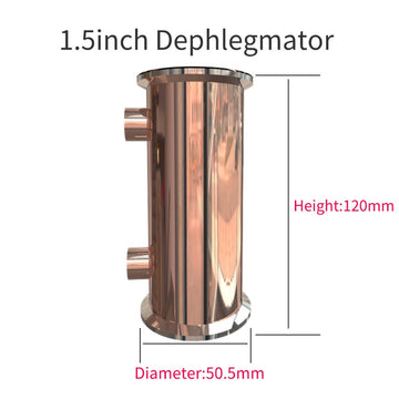 Red copper Dephlegmator/Reflux Column/First Condenser