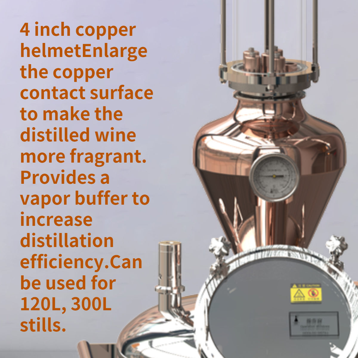 Copper Helmet - Hooloo Distilling Equipment Supply