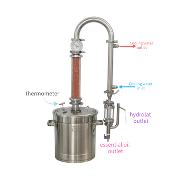 22L Household Hydrolat Essential Oil Distiller