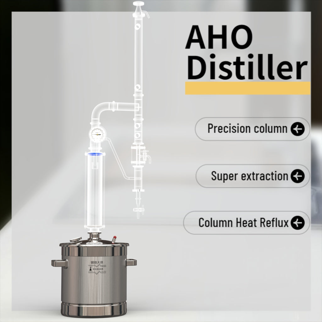 22L/50L AHO Plant Hydrosol Distiller - Hooloo Distilling Equipment Supply