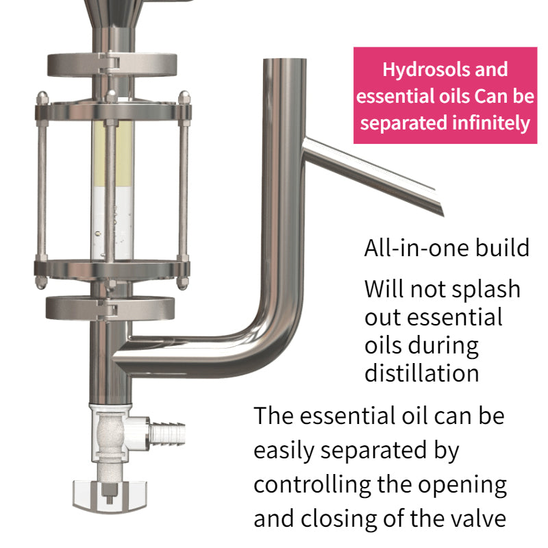 DW22 Household Hydrolat Essential Oil Distiller - Hooloo Distilling Equipment Supply