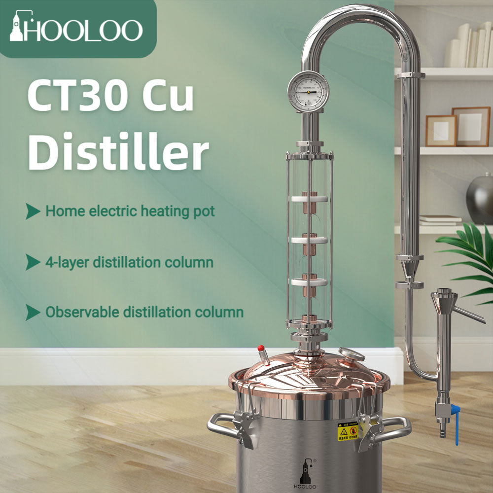 30L HOOLOO Distiller Brewer（CT30Cu） - Hooloo Distilling Equipment Supply