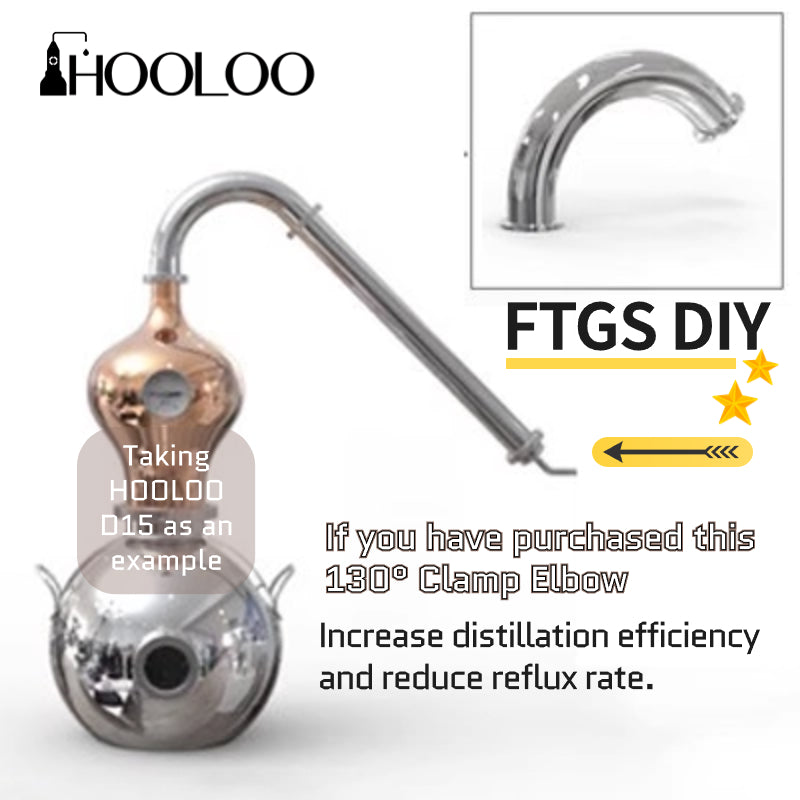 135 ° Clamp Elbow - Hooloo Distilling Equipment Supply