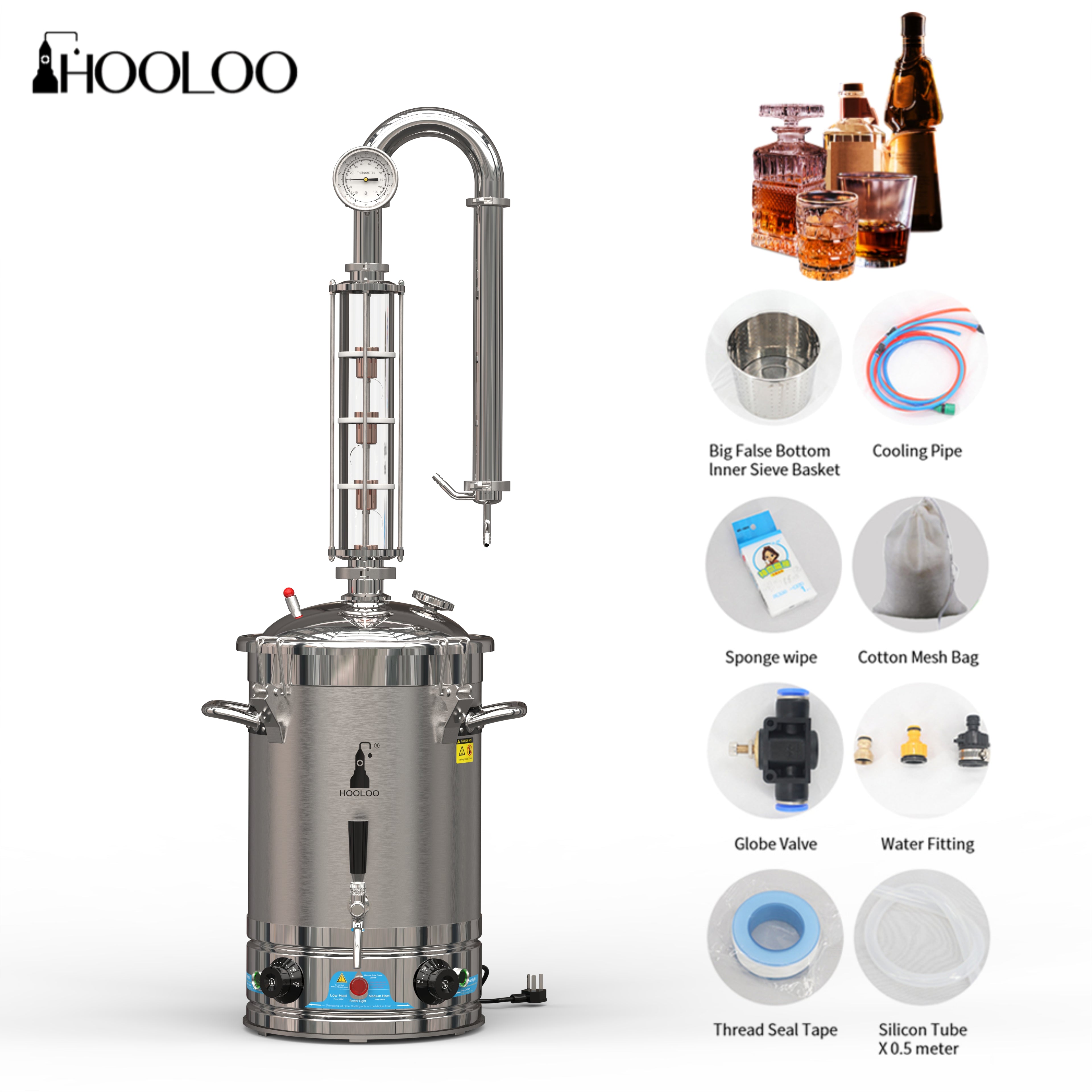 HOOLOO CT30s/CT30sP Distiller - Hooloo Distilling Equipment Supply