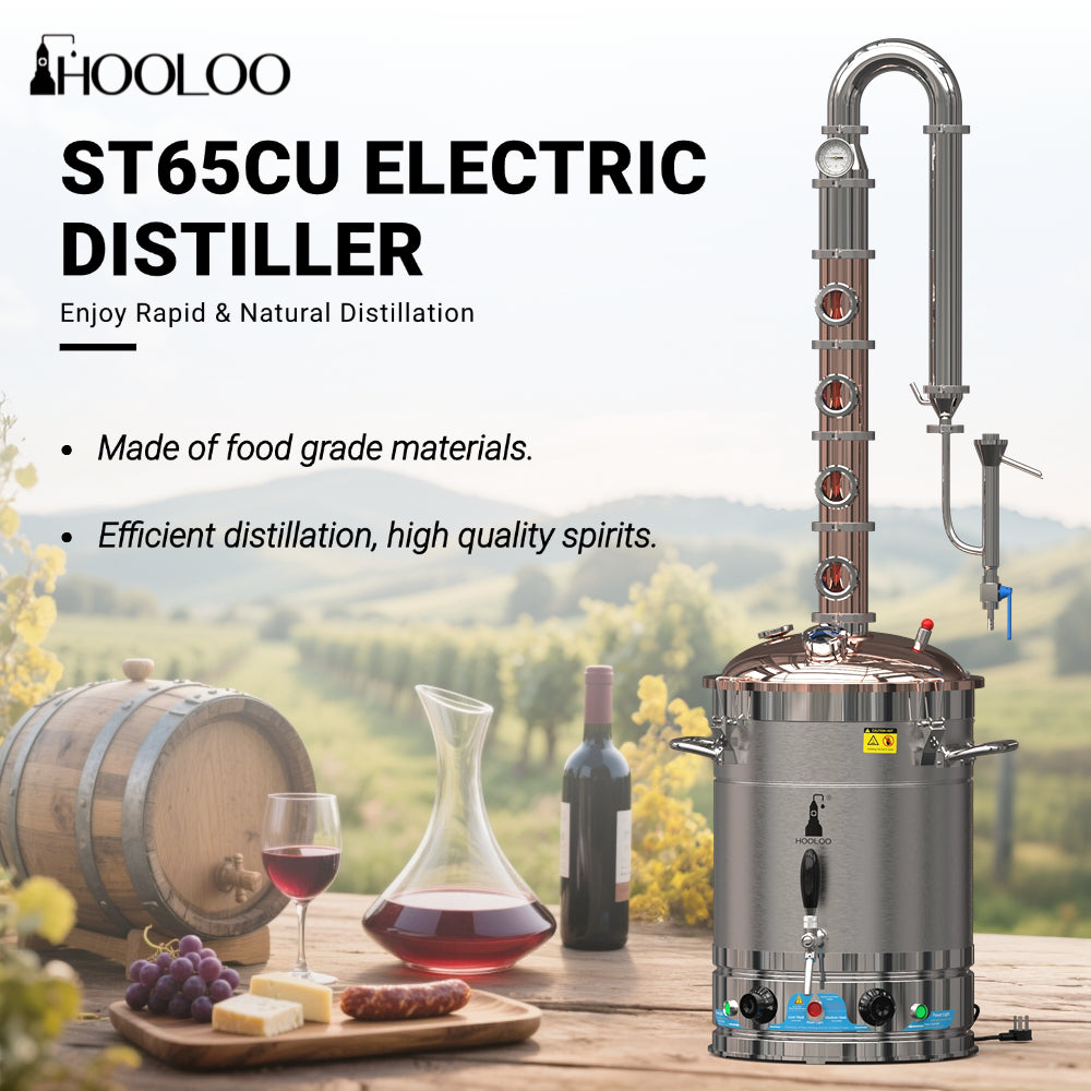 65L Copper Lid Copper Column Distiller(CS65)