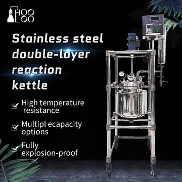 304/316 Stainless Steel Double-layer Reaction Kettle
