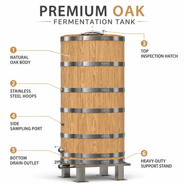 5T Oak Fermentation Tank
