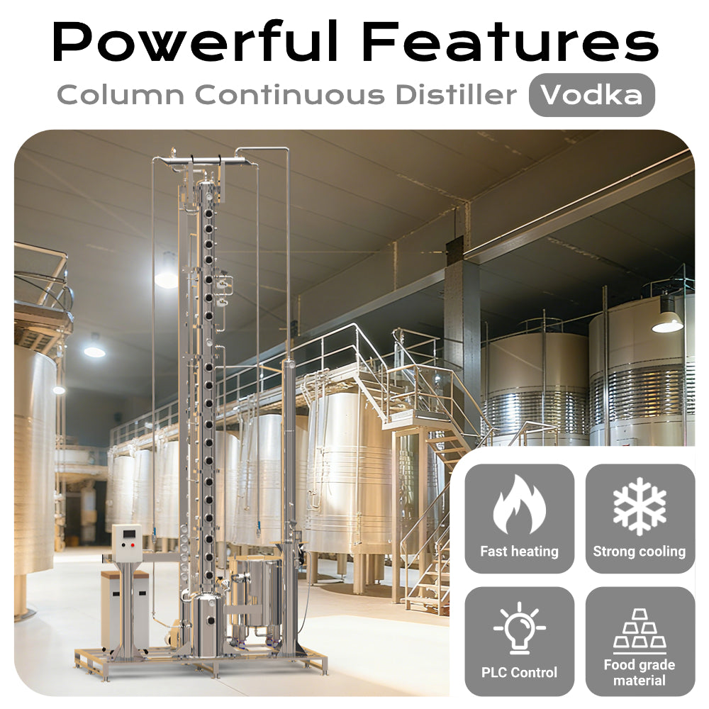 Large Distiller HOOLOO Large Commercial Continuous Distiller