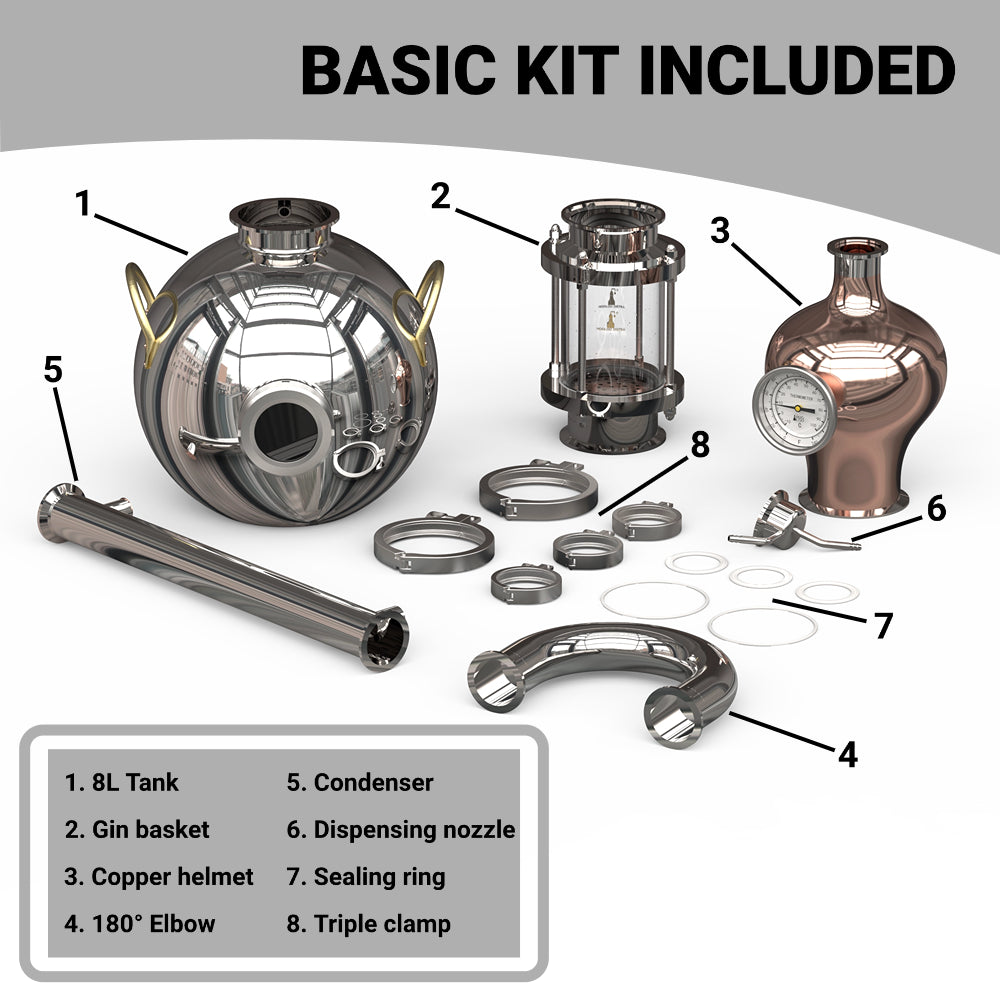 8L Hooloo Distiller (D8)