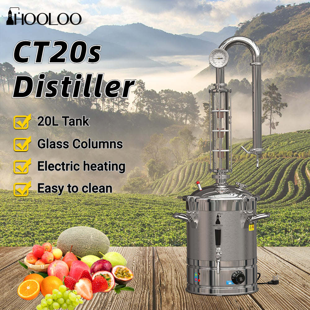 CT20s/CT20sP Household Crystal Distiller - Hooloo Distilling Equipment Supply