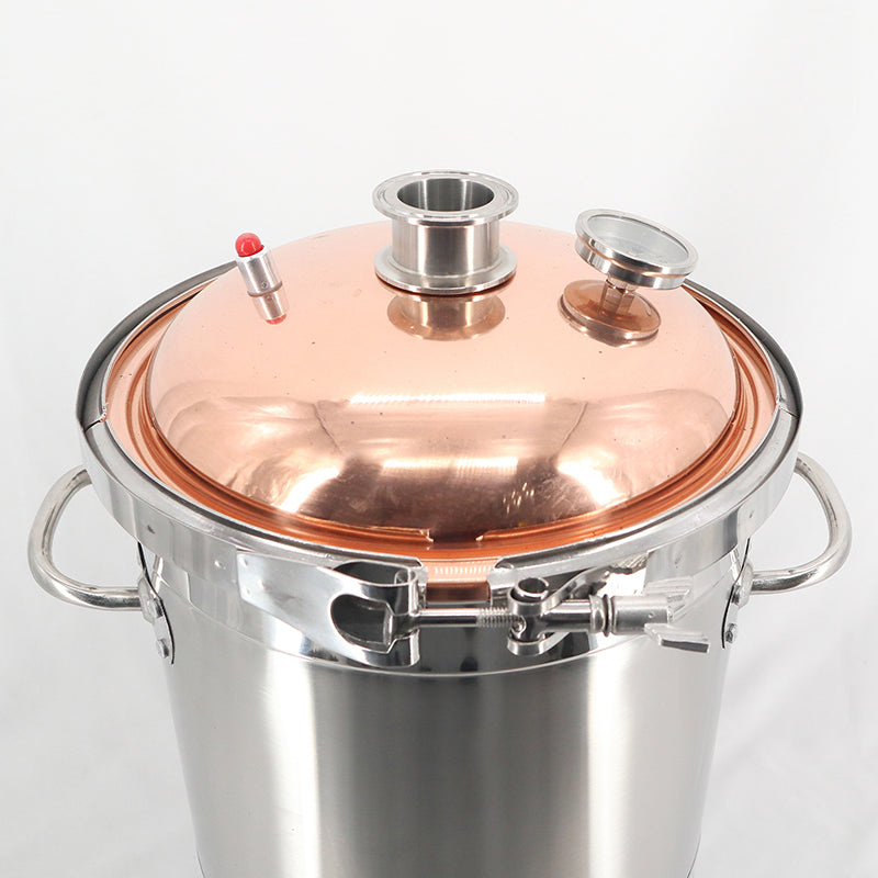 φ325mm-2 inch Tri-Clamp(For 20/22/25/30L Pot) Distiller Copper Lid/Cover - Hooloo Distilling Equipment Supply