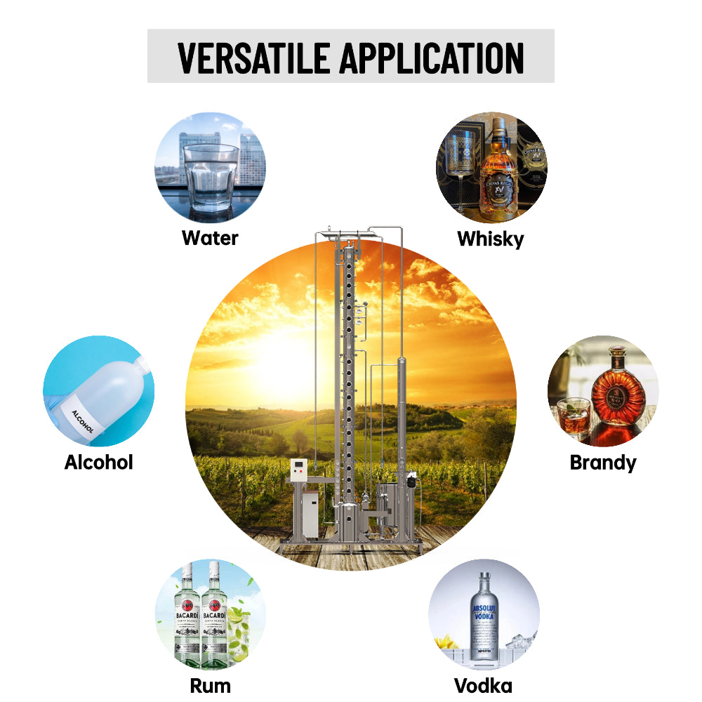 Large Distiller HOOLOO Large Commercial Continuous Distiller