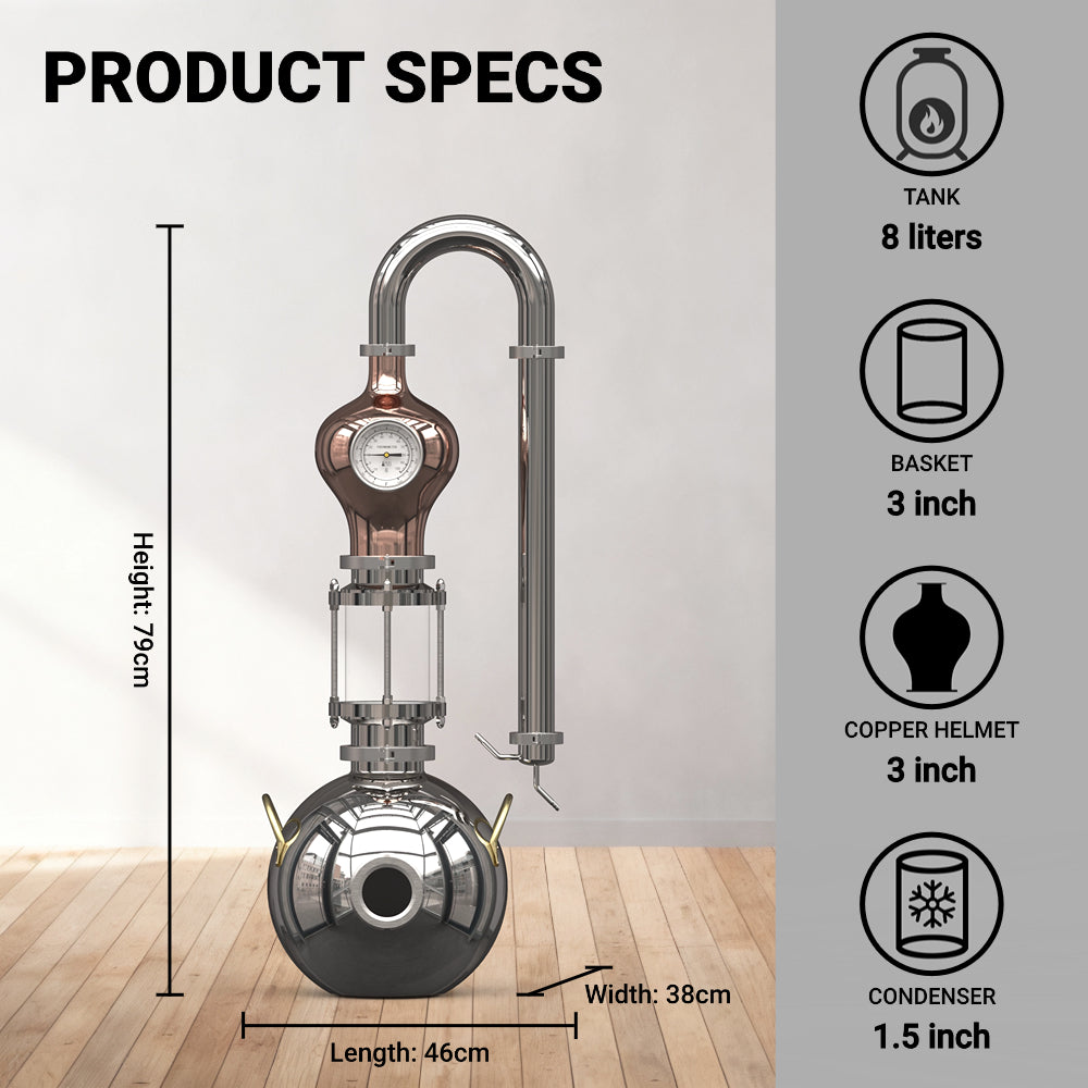 8L Hooloo Distiller (D8)