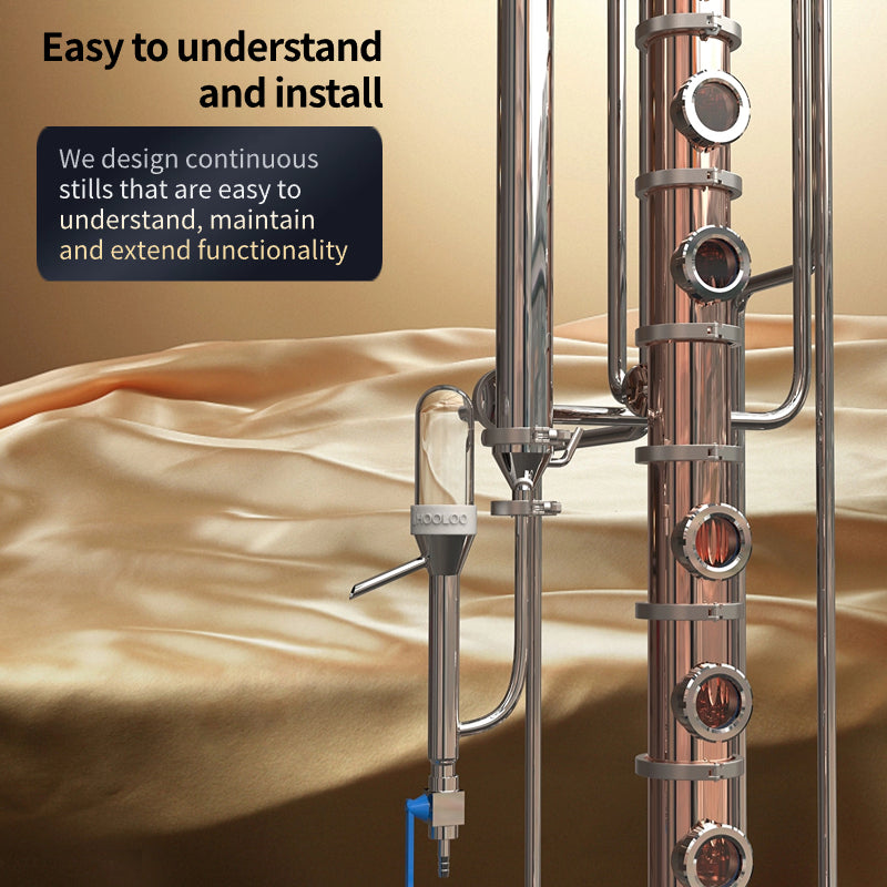 Home/Lab Copper Continuous Distiller - Hooloo Distilling Equipment Supply