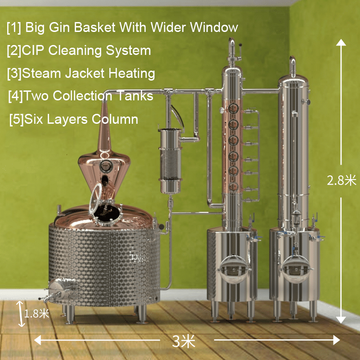 500L Hooloo Versatile  Distillation System