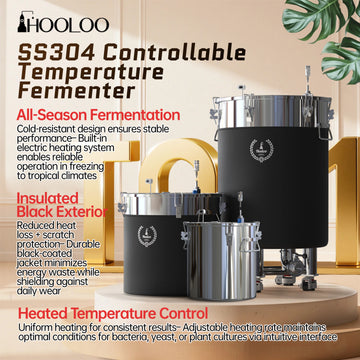 21L(5.6Gal)/50L(13.2Gal)/98L(21.6Gal) Stainless steel fermentation tank