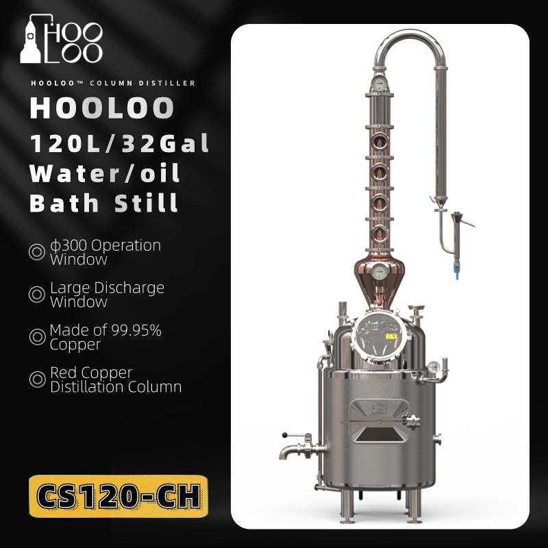 CT/CS120 Water Bath Jacketed Distiller（FOB price）