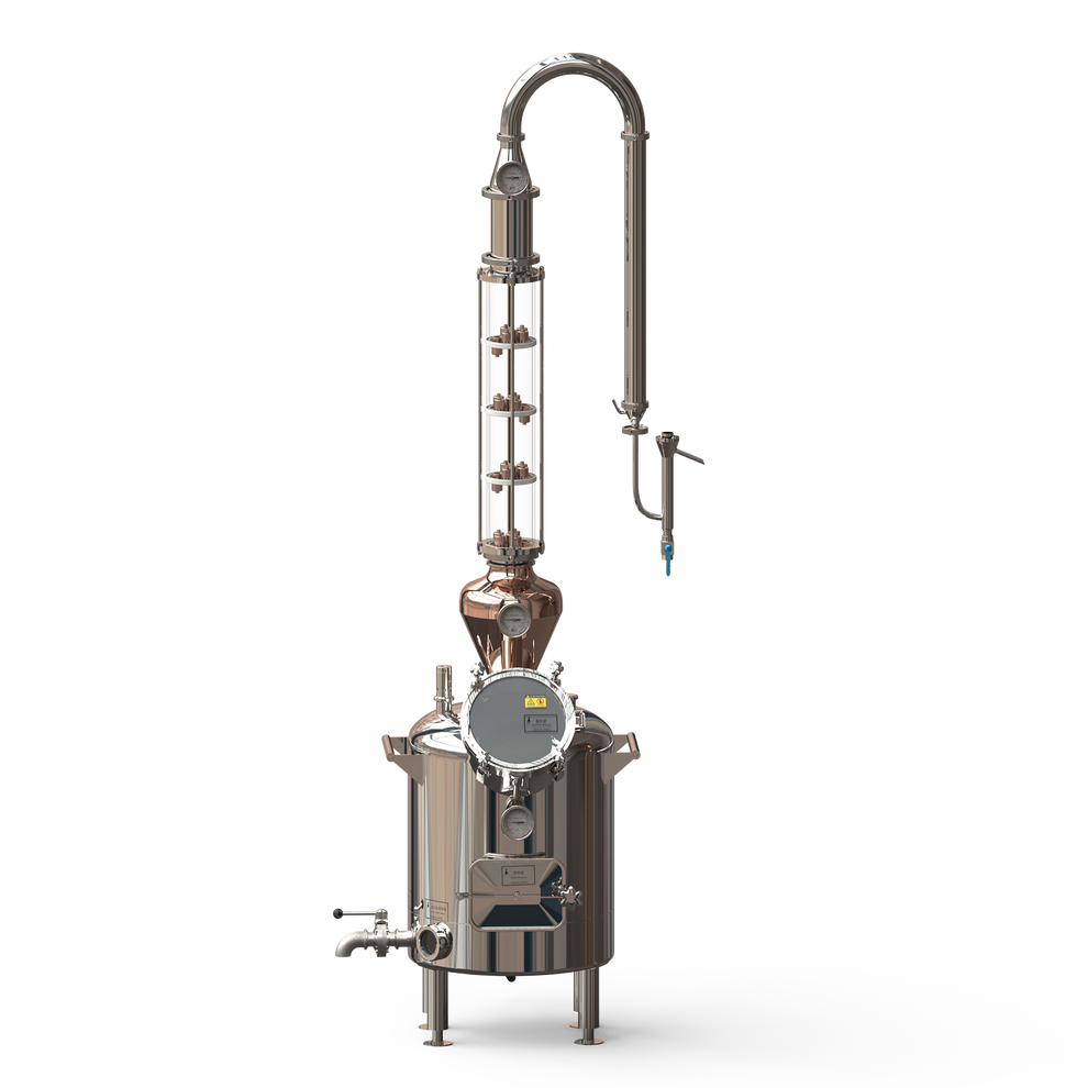 Commercial Distillation Unit 120L Commercial Column Distillation Equipment Electric Heating (FOB Pr