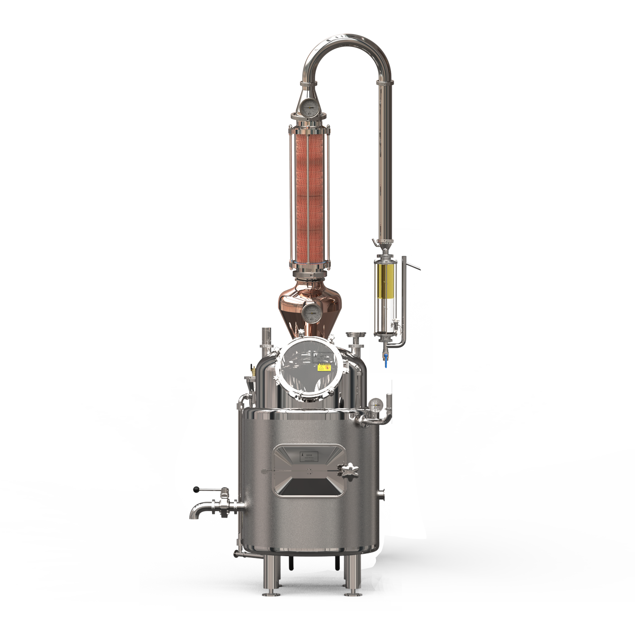 HOOLOO 120L Hydrosol & Essential Oil Distiller（Customized）To Saudi Arabia