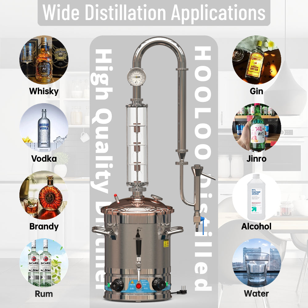20L HOOLOO  Distiller Brewer（CT20Cu） - Hooloo Distilling Equipment Supply