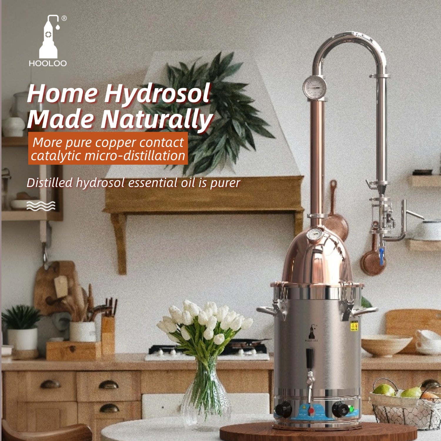 CV20/30/65 Distiller For Essential Oils & Hydrosol