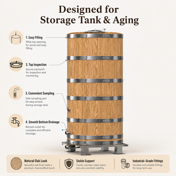 5T Oak Storage Tank