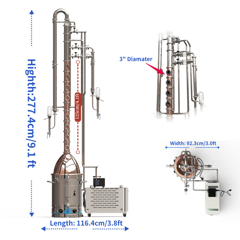 Home/Lab Copper Continuous Distiller
