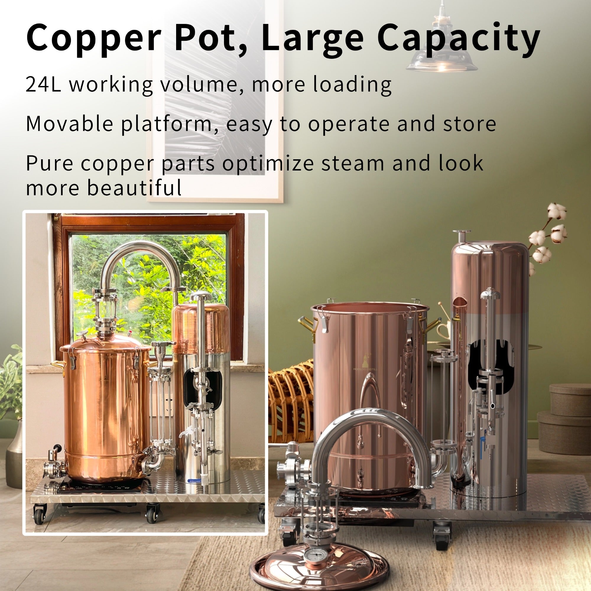 MOVE30 Distiller For Essential Oils & Hydrosol