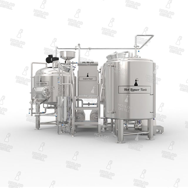 500L / 130Gal Brewhouse Beer Brewing Equipment & Mash Tun - Hooloo Distilling Equipment Supply