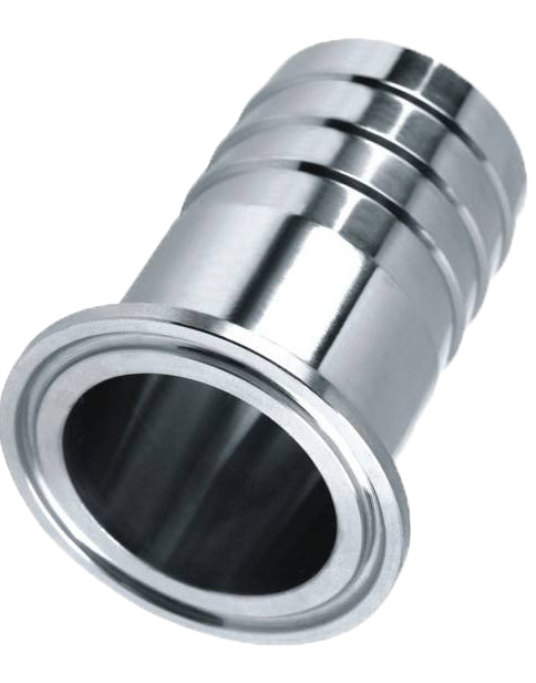 clamp hose adapter, stainless steel