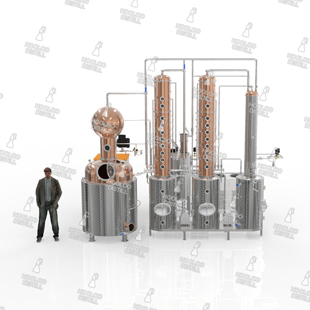 1500L / 400Gal Copper Distillation Equipmen - German Design 3
